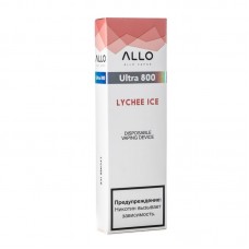 Одноразовая электронная сигарета ALLO ultra Lychee Ice (Личи со льдом) 800 затяжек