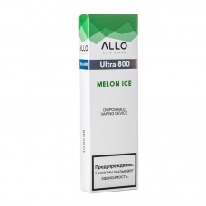 Одноразовая электронная сигарета ALLO ultra Melon Ice (Дыня со льдом) 800 затяжек