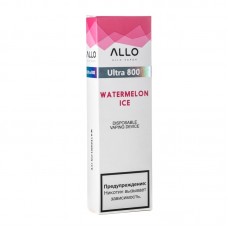 Одноразовая электронная сигарета ALLO ultra Watermelon Ice (Арбуз со льдом) 800 затяжек