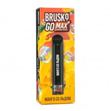 Одноразовая электронная сигарета Brusko GO Max Манго со Льдом 1500 затяжек