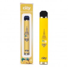 Одноразовая электронная сигарета City 1600 затяжек Бангкок Ананасовый лимонад