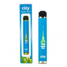 Одноразовая электронная сигарета City 1600 затяжек Сочи - Яблоко груша