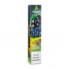 Одноразовая электронная сигарета Fumari Чёрная смородина с виноградом 1200 затяжек