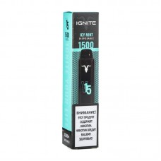 Одноразовая электронная сигарета Ignite Icy Mint (Ледяная мята) 1500 затяжек