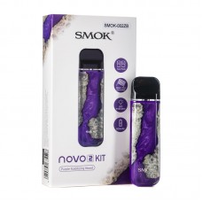 POD Система Набор SMOK NOVO 2 Kit 800mAh Purple Stabilizing Wood