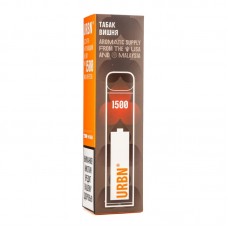 Одноразовая электронная сигарета Urbn Табак с Вишней 1500 затяжек