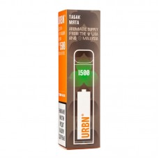Одноразовая электронная сигарета Urbn Табак с Мятой 1500 затяжек